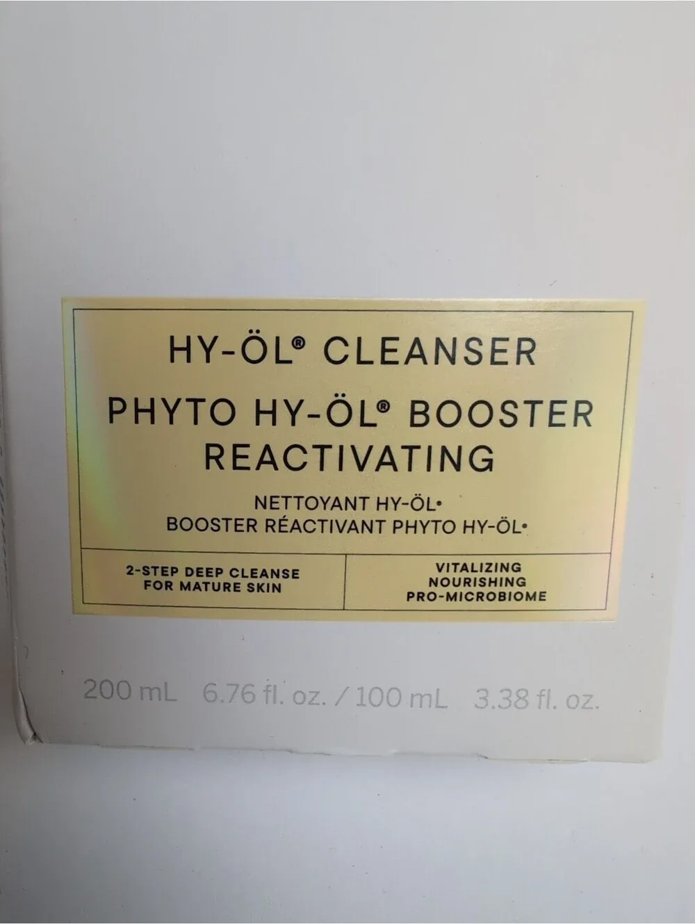 Babor HY-OL Cleanser & Phyto Hy-Ol Reactivating 200ml/ 100ml Unopened